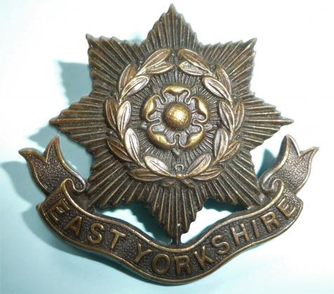 WW1 / WW2 East Yorkshire Regiment Officer's OSD Bronze Collar Badge