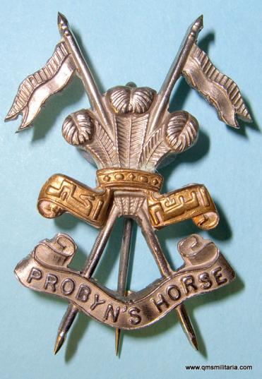Pakistan Army - 5th ( Probyns ) Horse Officer's Pagri Cap Badge