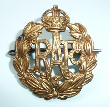 WW2 Pattern Royal Air Force ( RAF) Cap Badge