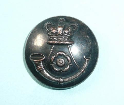 3rd West York (Light Infantry) Militia Large Pattern Button Officers Large Pattern Silver Plated Button - Scarce Maker
