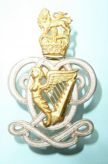 The Queens Royal Hussars ( QRH) Officers Pouch Badge / SNCO Arm Badge - Firmin