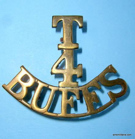 WW1 era 4th Territorial Battalion The Buffs ( East Kent Regiment ) Shoulder Title