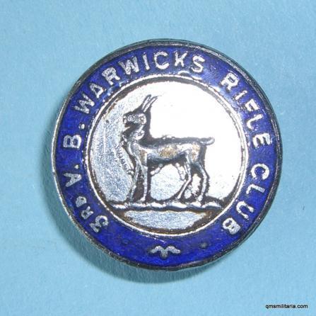 3rd Volunteer Battalion Warwick Warwickshire Rifle Club Lapel Badge