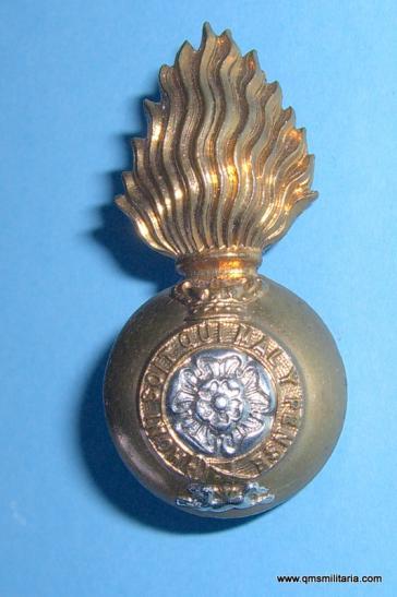 Royal Fusiliers ( City of London Regiment ) Victorian Other Rank's bi-metal field service cap and / or collar badge