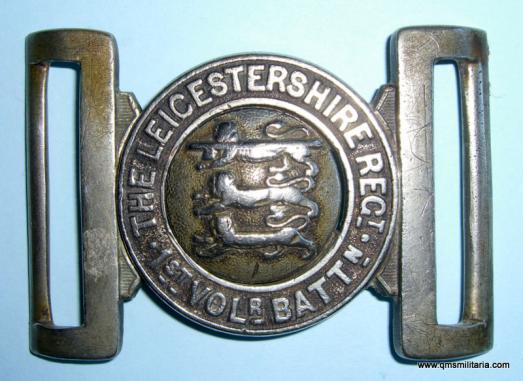 1st Volunteer Battalion Leicestershire Regiment Waist Belt Clasp (WBC)