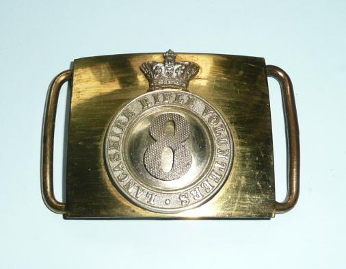 8th ( Bury ) Lancashire Rifle Volunteers Officers Waist Belt Clasp ( WBC )