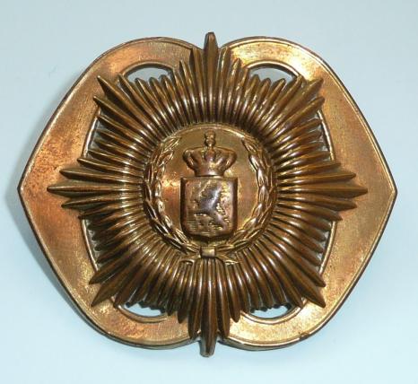 The Regiment van Heutsz Royal Netherlands Army Brass Cap Badge