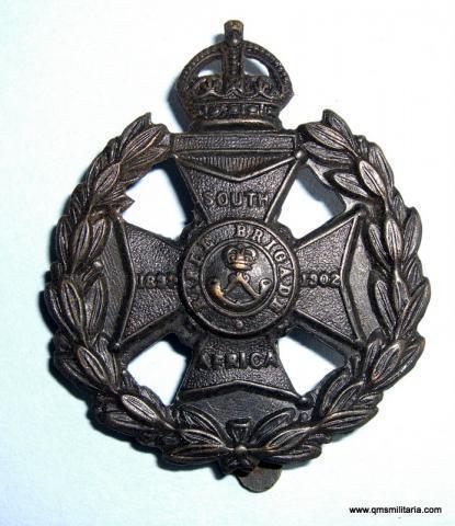 17th County of London ( Poplar and Stepney Rifles ) ( Territorials ) Blackened Brass Cap Badge, 1908 - 1911 only