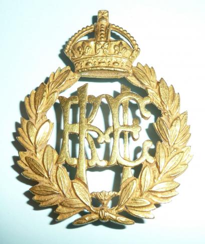 King Edwards Horse (KEH)  ( The King 's Oversea Dominions Regiment ) Yeomanry Officers Gilt Pouch Badge