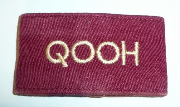 QOOH - Queens Own Oxfordshire Hussars (Yeomanry) Cloth Slip-on