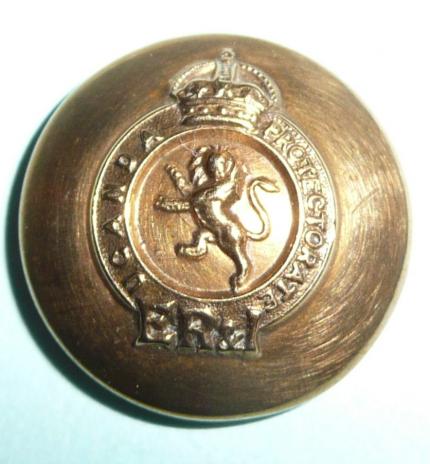 East Africa - Edwardian Uganda Protectorate Colonial Officer's Gilt Pattern Button