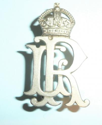 Leicestershire Regiment White Metal Indian Mess Waiter Servants Badge