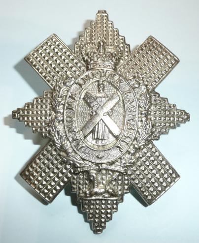 The Black Watch (Royal Highlanders) White Metal Glengarry Badge, QEII issue