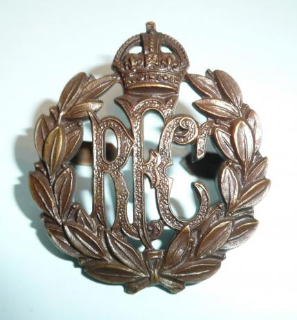 WW1 RFC Royal Flying Corps Officers OSD Cap Badge - Gaunt