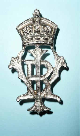 21st (Empress of India’s) Lancers Cast White Metal NCOs Rank Arm Badge - Stippled Version