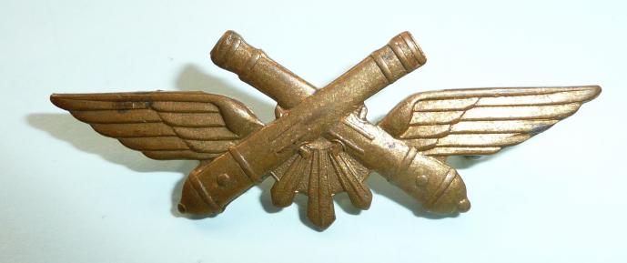 Aviation Wing with Crossed Canons - French?