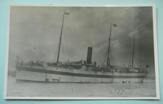 Copy photo of Boer War Hospital Ship “S.S. Maine” Fund Raising Medal - Lady Randolph Churchill's Amercian Ladies Hospital Ship 