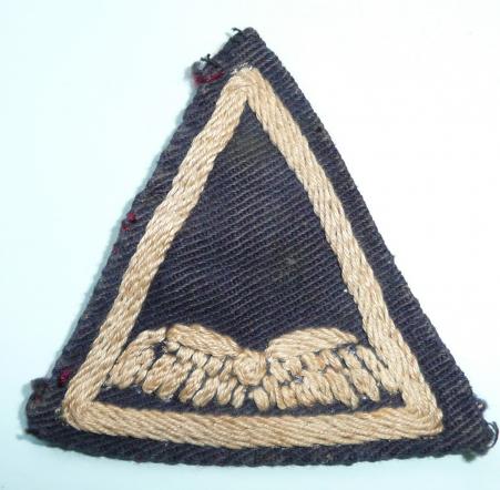 WW2 Issue  - Royal Signals / Air Support Signals Units (ASSU) Embroidered Cloth Formation Sign