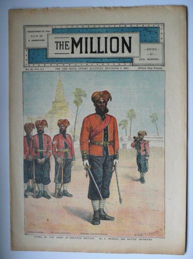 The Million - Weekly Victorian Magazine Publication No 85 Vol 3 4th November 1893