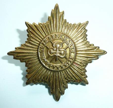 Irish Guards Brass Gilding Metal Cap Star Badge