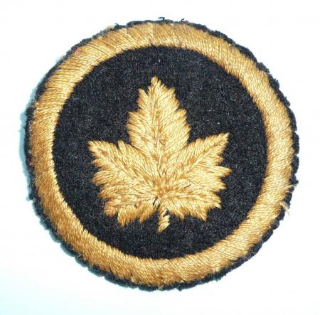 WW2 Canada Military Headquarters (CMHQ) Embroidered Formation Sign