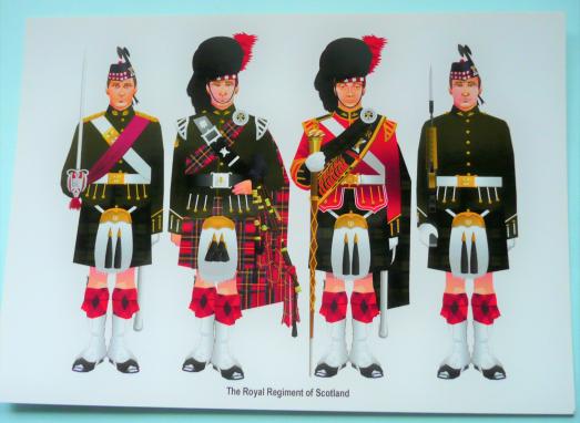 The Royal Regiment of Scotland Uniform Postcard