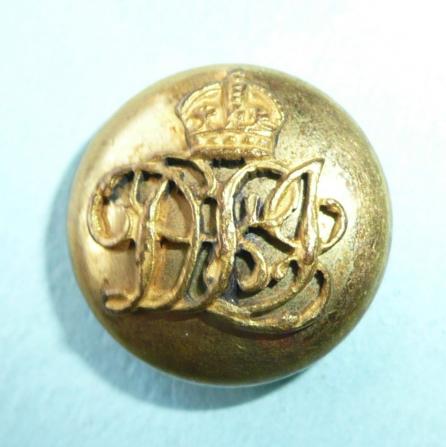 Kings Crown Durham Light Infantry DLI Officers Gilt Mess Dress Button