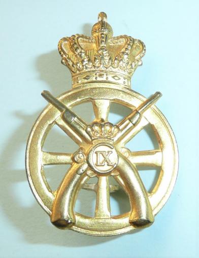 Denmark Danish Insignia Transport Regiment Gilding Metal Cap Badge