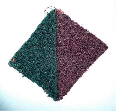 WW2 Notts & Derby Regiment (Sherwood Foresters)  Regimental Felt Cloth Flash Designation