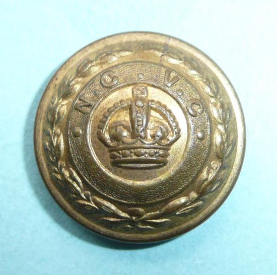 Chinese Treaty Ports - New Chang Volunteer Corps Officers Medium Pattern Gilt Button, King's Crown