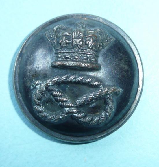 Victorian Staffordshire Regiment Volunteer Battalion Officers Large Pattern Silver Plated Button