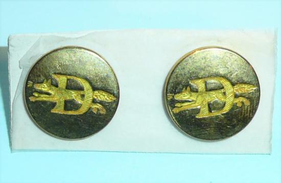 Pair of Gilt Fox Hunting Blazer Buttons