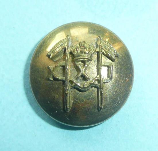 21st Lancers Officers Gilt Medium Pattern Mounted Button