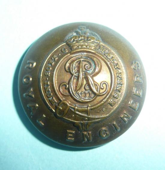 Corps of Royal Engineers EDVII Edwardian Issue Officers Large Pattern Button