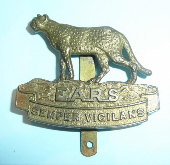 WW2 East African Reconnaissance Squadron EARS Cast Brass Cap Badge