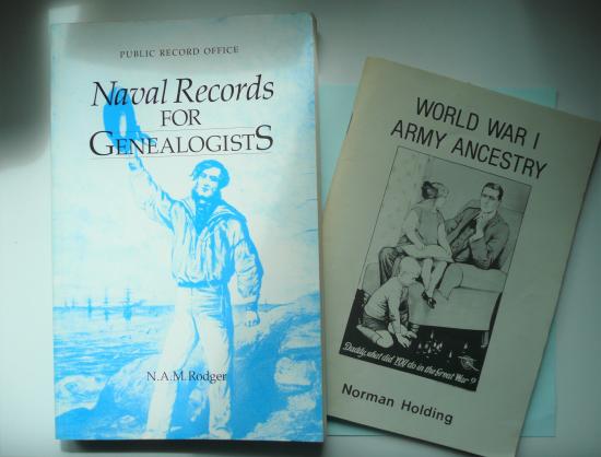 Two Soft Cover Books on Army & Naval Research for Medal Collectors and Genealogists