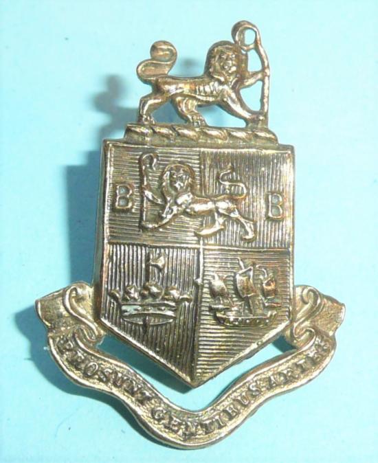 WW1 Pals - 12th (Service) Bermondsey Battalion (East Surrey Regiment) Other Ranks Gilding Metal Collar Badge