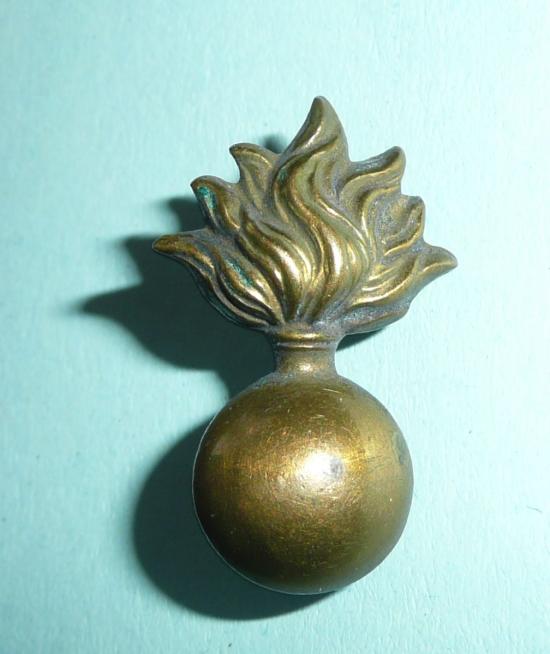 Brass Grenade Field Service Cap Badge / Collar badge