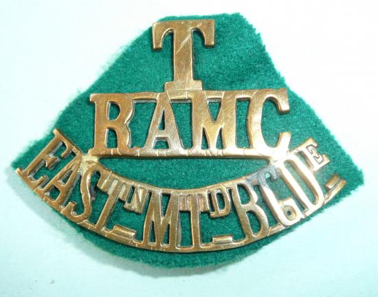 T/ RAMC / Eastern Mounted Brigade Field Ambulance  with Backing Plate