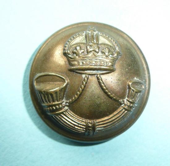 Durham Light Infantry ( DLI ) Large Officers Gilt Brass Button ( 68th & 106th LI)