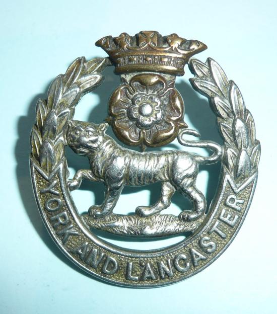 1st Volunteer Battalion (Hallamshire) York and Lancaster Regiment Other Ranks Reversed Metals Cap Badge