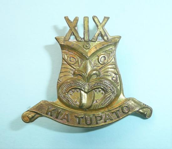 WW1 New Zealand Expeditionary Force - 19th Reinforcements Collar Badge