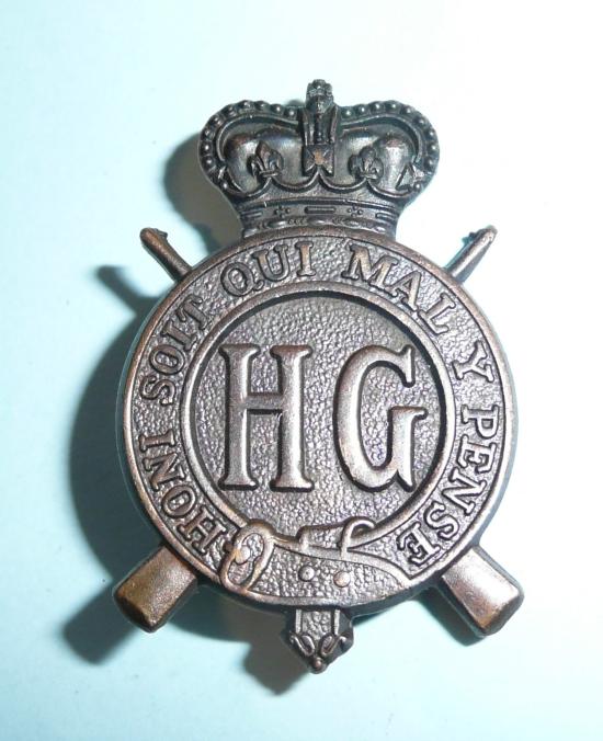 2nd Phase Home Guard Bronze Mufti Lapel Pin Badge