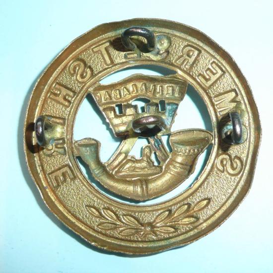 Somerset Light Infantry (Prince Albert's Own) Gilding Metal / Brass Helmet Plate Centre (HPC)