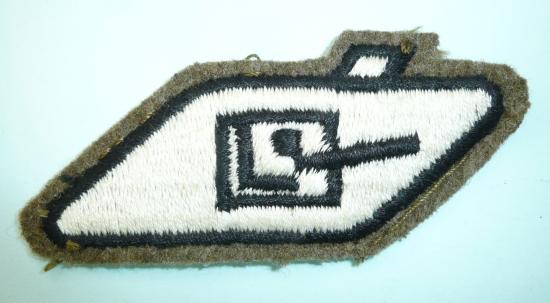 Khaki Dress Royal Tank Corps ( RTC ) Arm Badge