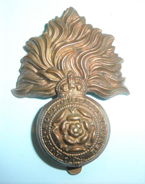 Royal Fusiliers / 1st - 4th Battalions of the City of London Regiment (Royal Fusiliers) Brass Metal Cap Badge