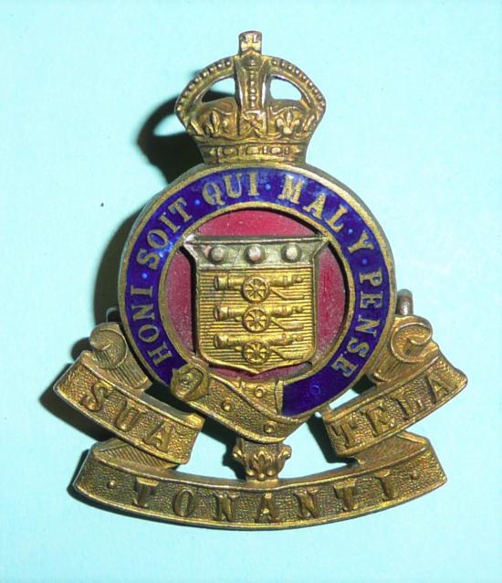 Royal Army Ordnance Corps (RAOC) Officers Cap Badge, Tonanti motto, as worn 1947- 1949 only - Ludlow