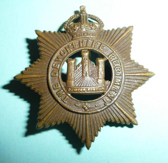 The Devonshire Regiment OSD  Bronze Cap Badge - Blades