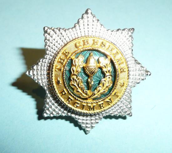Cheshire Regiment Officers Field Service Cap Star Badge