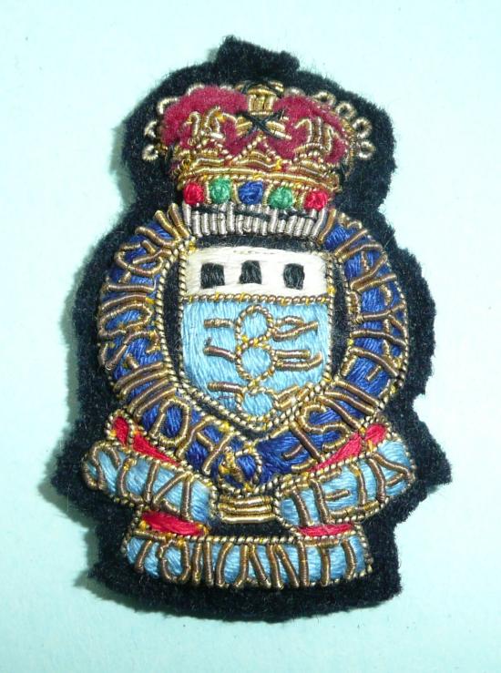 Royal Army Ordnance Corps (RAOC) Officers Bullion Cap Badge, QEII Issue